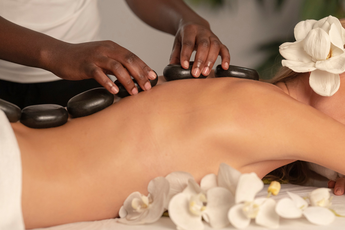 Relieving Hot Stone Massage